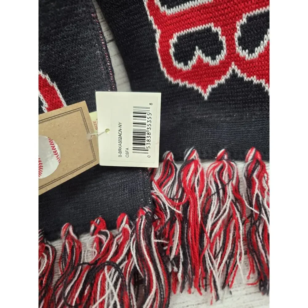 Boston Red Sox Double Sided Scarf Acrylic 47 Brand